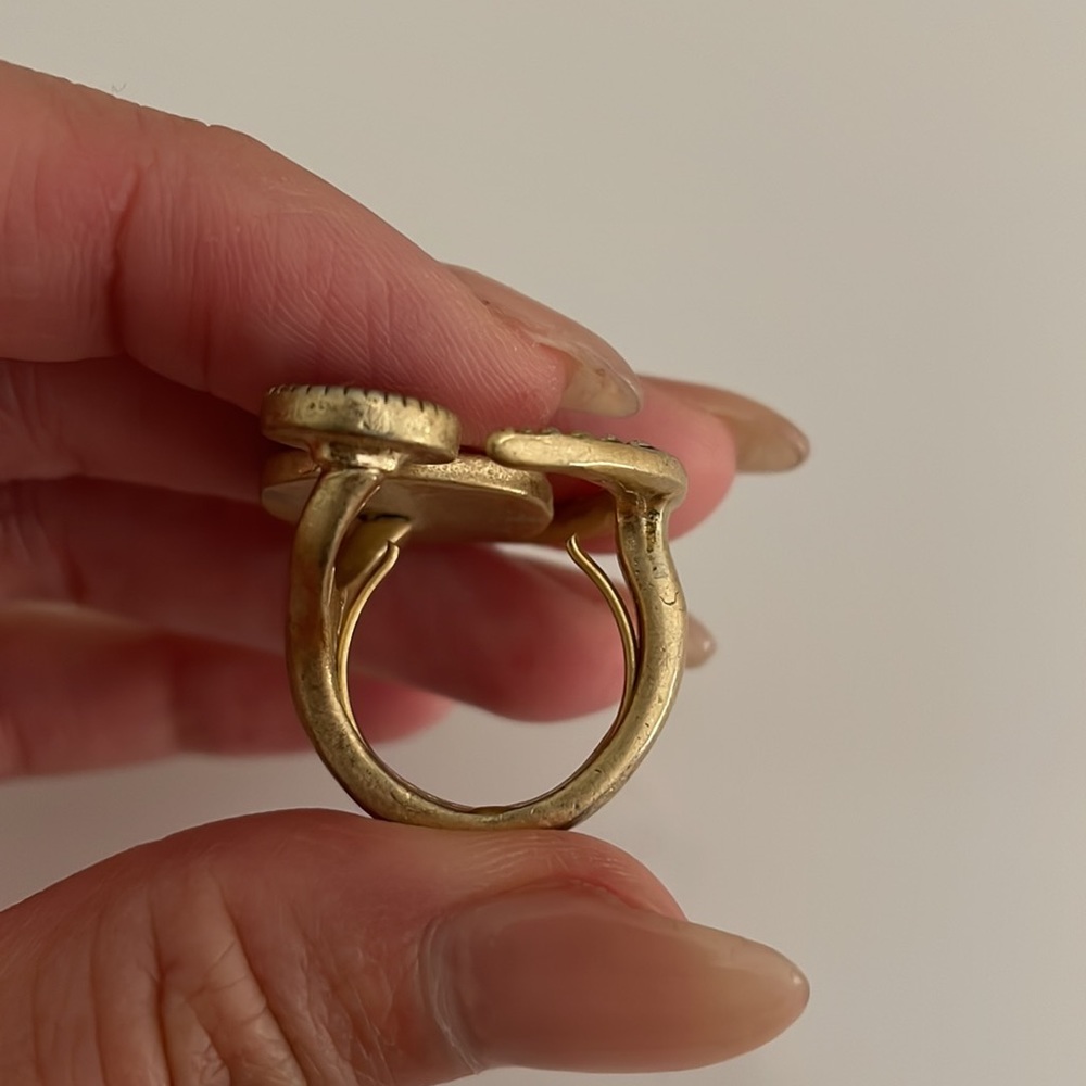 Unique Statement Ring (With Size Adjuster) Fits S… - image 7